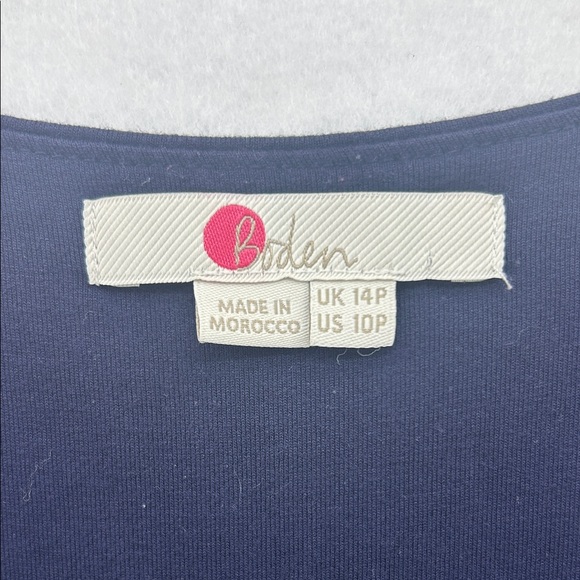 Boden Ellen Jersey Elegant Navy Jumpsuit - Picture 2 of 4